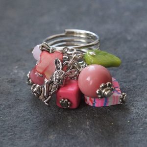 Pink Rabbit Gyűrű