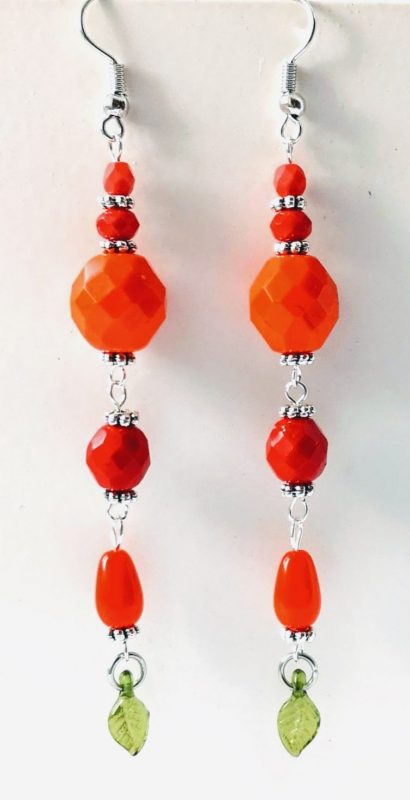 Orange Mood Earrings